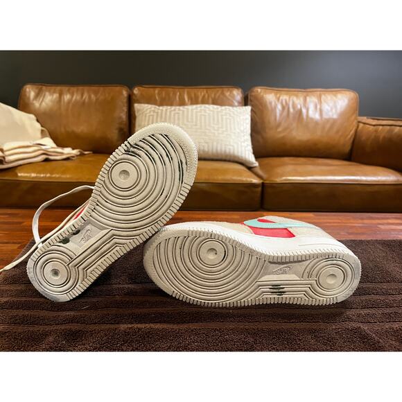 Nike Air Force 1 Low GS Multicolor Sneakers Shoes Removable Swoosh Kid Youth 4Y - Picture 10 of 10